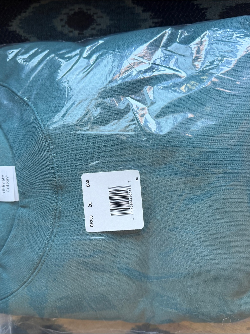 Hanes Women’s Crew Neck Sweater Teal